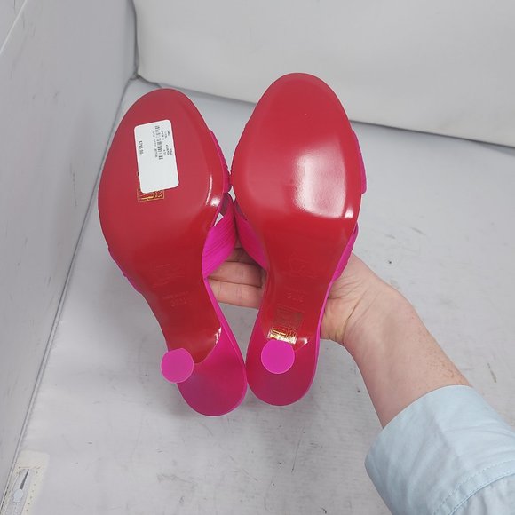 Christian Louboutin Pink Bolerose Nicol is Back Slide Sandal - Picture 2 of 10